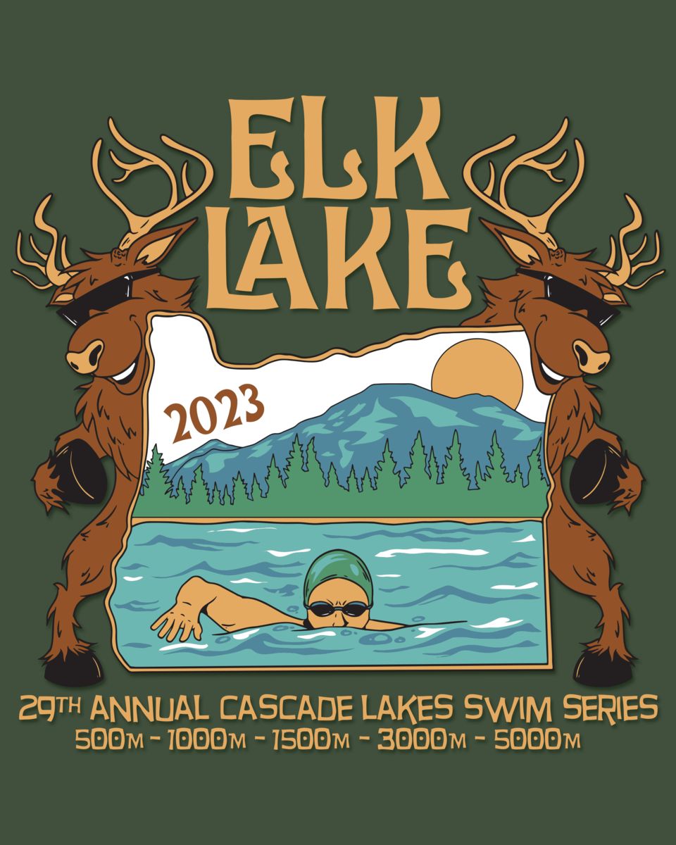 Elk Lake T-Shirt Design